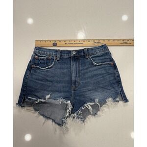 abercrombie &‎ fitch the mom short high rise 29/8 distressed